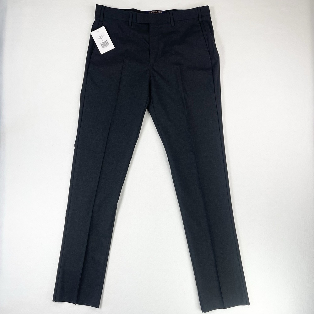 Louis Vuitton Uniforms Cigarette Trousers A Size 52 (36x36) Virgin Wool Pants